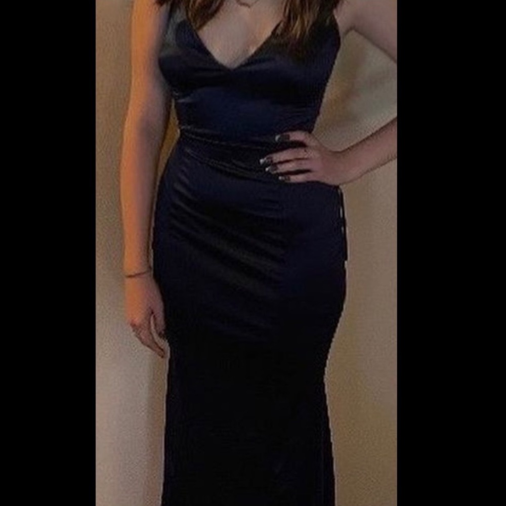PROM DRESS navy blue